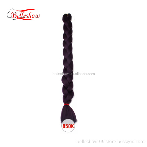 Factory 82inch 41inch 165g 82 inch jumbo braid  synthetic Ombre Braiding Hair